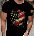 Distressed American Flag T-Shirt