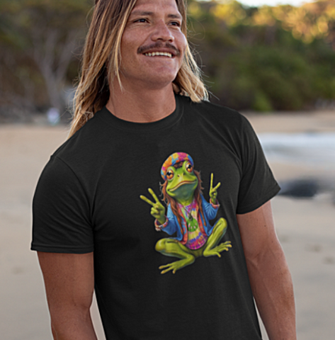 Hippie Frog T-Shirt