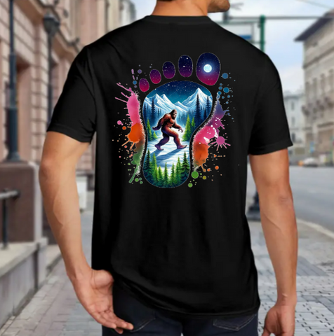 Colorful Bigfoot T-Shirt