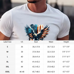 Patriotic American Flag with Eagle T-Shirt