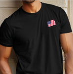 Exclusive 3D Flag & Skull Cube T-Shirt