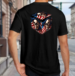 Exclusive 3D Flag & Skull Cube T-Shirt