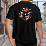Exclusive 3D Flag & Skull Cube T-Shirt