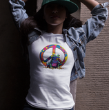 Psychedelic Frog and Peace Sign