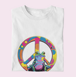 Psychedelic Frog and Peace Sign