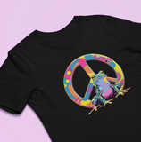 Psychedelic Frog and Peace Sign
