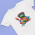 Flower Power Peace Frog