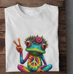 Flower Power Peace Frog