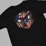 Exclusive 3D Flag & Skull Cube T-Shirt
