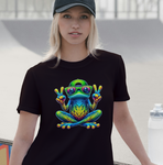 Psychedelic HipHop Peace Frog T-Shirt