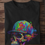 Psychedelic HipHop Skull T-Shirt