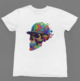Psychedelic HipHop Skull T-Shirt