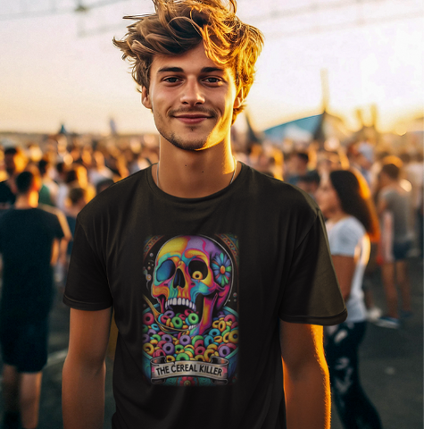 Psychedelic Cereal Killer T-Shirt