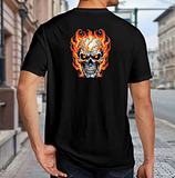 Diabolical Flaming Skull T-Shirt