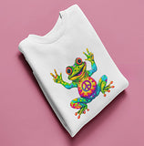 Psychedelic Peace Sign Frog T-Shirt