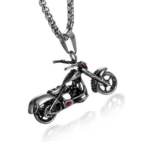 Motorcycle Necklace in Stainless Steel