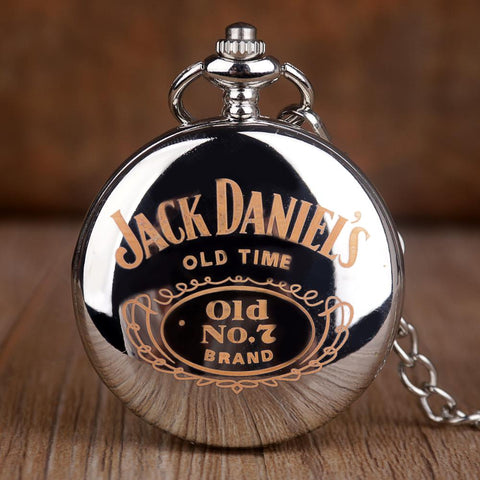 Stainless Steel JD Quartz Pocket Watch