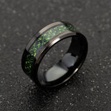 Carbon Celtic Dragon Tungsten Carbide Ring