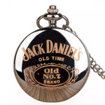 Stainless Steel JD Quartz Pocket Watch