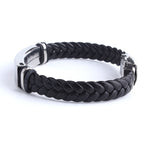 Leather & Stainless Steel Bracelet