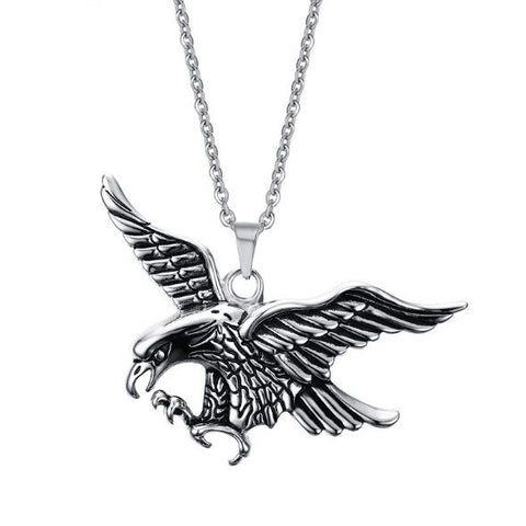 Flying Eagle Pendant Necklace