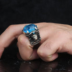 Handcrafted 925 Sterling Silver Lion Ring