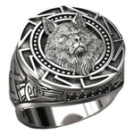 Vintage Wolf Head Ring