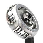 Til Death Recessed Skull Ring