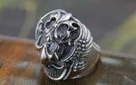 Sterling Silver Death Skull Ring