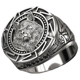 Vintage Wolf Head Ring