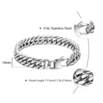 Stainless Steel Double Curb Link Bracelet