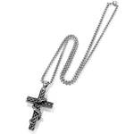 Snake Cross Necklace