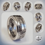 Handmade Morgan Silver Dollar Ring/Silver Plated