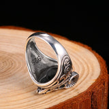 Sheep Head Skull Ring in Sterling Silver