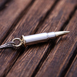 Bullet Pendant In 925 Sterling Silver