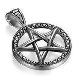 Pentagram & Chain Stainless Steel Necklace