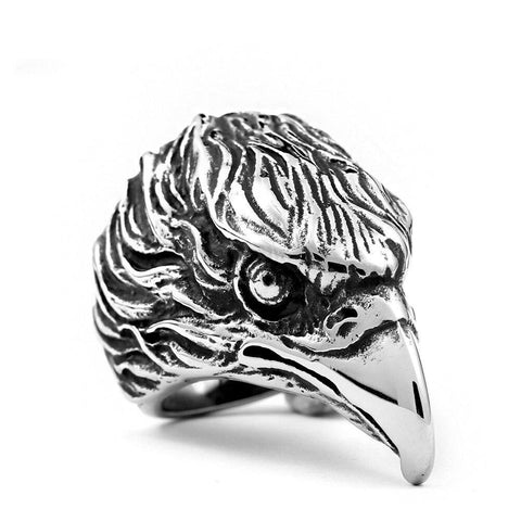 Domineering American Eagle In Sterling Silver