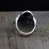 World War II Skull Officer Ring In Sterling Silver