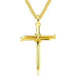 Stainless Steel Nail Cross Necklace