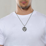 Wolf Head Pendant Necklace