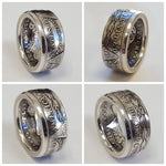 Handmade Morgan Silver Dollar Ring/Silver Plated