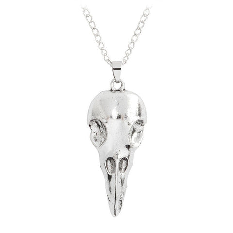 Raven Skull Necklace