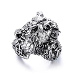 Stainless Bear Warrior Ring